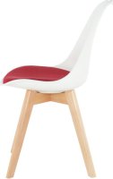 Židle Rangements, bílá / červená