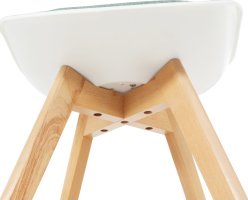 Židle Rangements, bílá / zelená