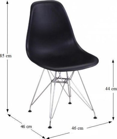 Židle Bancas, černá