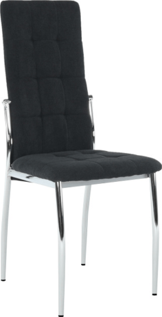 Židle ADORA NEW, černá látka / kov