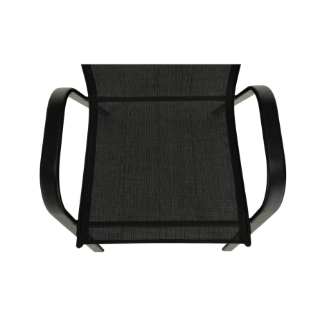Černá stohovatelná zahradní židle Liviq