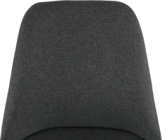 Židle Mamparas, tmavě šedá