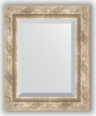 Zrcadlo s fazetou, provensálský dekor s krouceným detailem