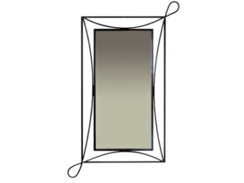 Zrcadlo s kovovým rámem SIRACUSA 0816