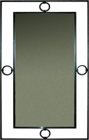 Zrcadlo s kovovým rámem STROMBOLI 0812