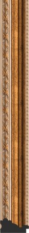 Zrcadlo v rámu, bronzový versailleský ornament, 55x75 cm