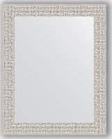Zrcadlo v rámu, chromová mozaika, rozměr 51x71 cm