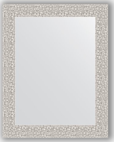 Zrcadlo v rámu, chromová mozaika, rozměr 51x71 cm