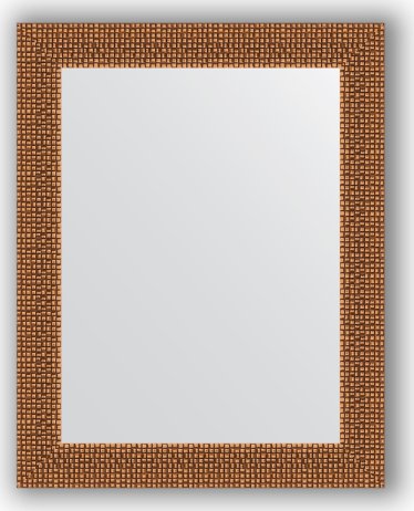 Zrcadlo v rámu, měděná mozaika