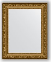 Zrcadlo v rámu 74x94 cm, patinovaný zlatý ornament