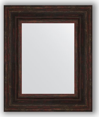 Zrcadlo v rámu, tmavý provensálský dekor