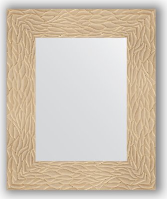 Zrcadlo v rámu, zlatá listová textura